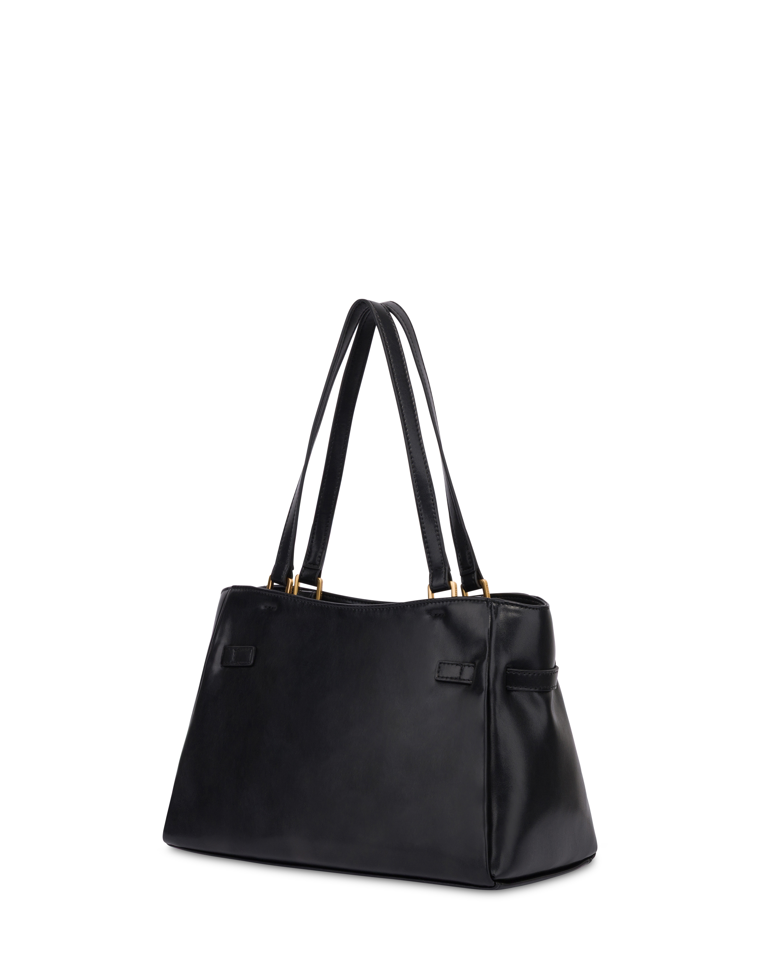 Borsa A Spalla Horizon In Lux Plain Pu Nero