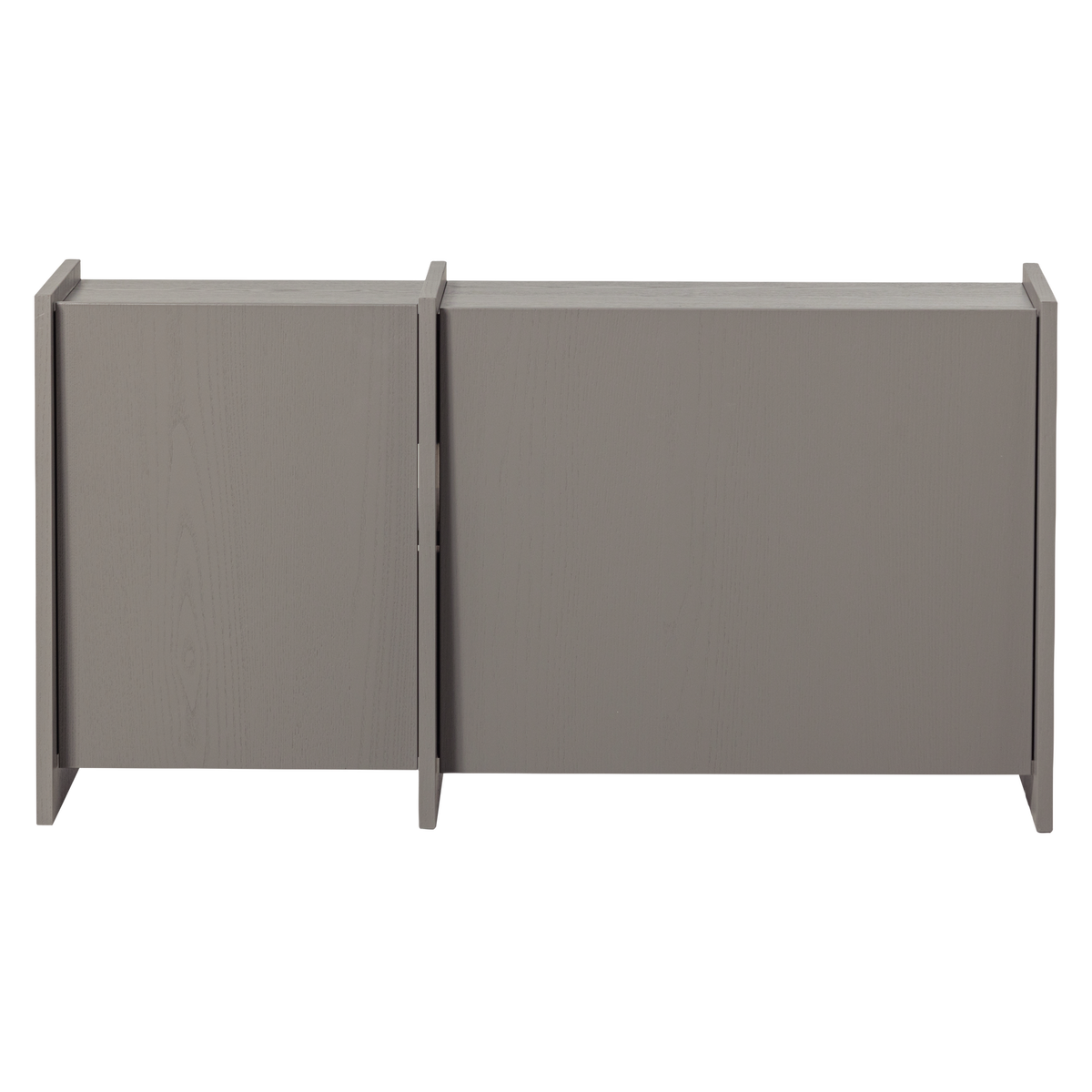 WOOOD tv meubel 102 cm Brock - Essen Fineer - Warmgrijs - 53x102x44