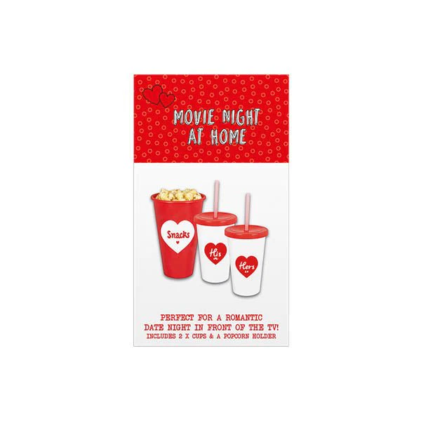 Valentines Movie Night At Home Kit