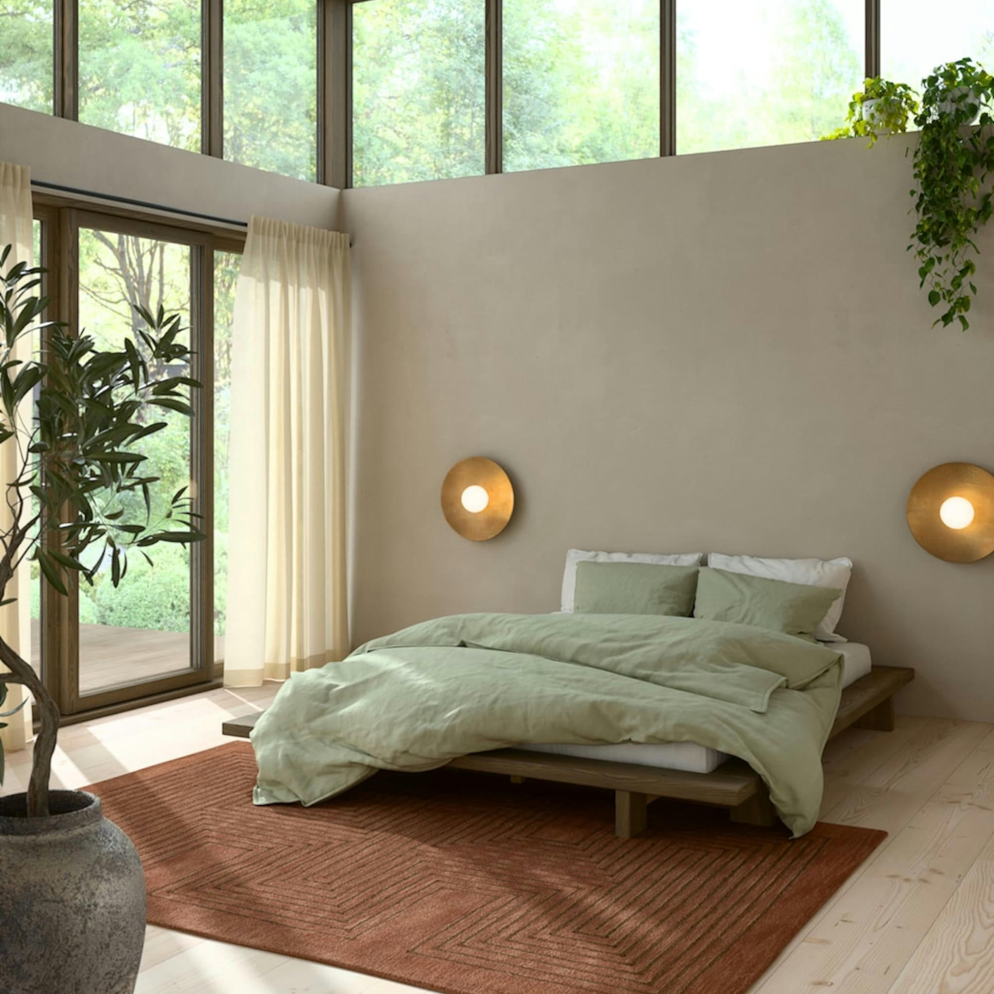 - Lit futon avec sommier inclus 140x200