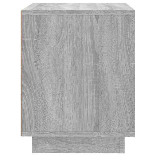 NNEVL Bedside Cabinets 2 pcs Grey Sonoma 44x35x45 cm Engineered Wood