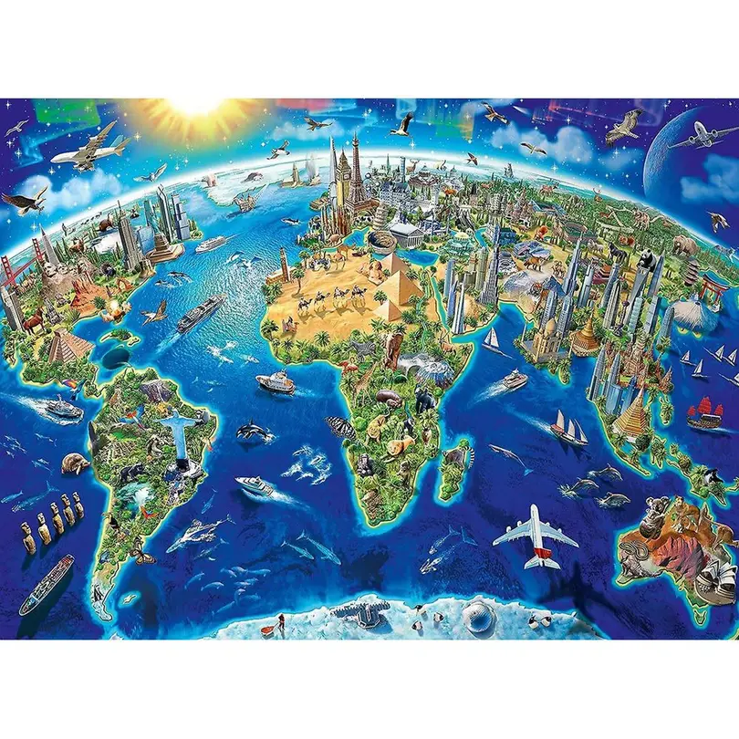 Puzzle 200-teilig Grosse, weite Welt
