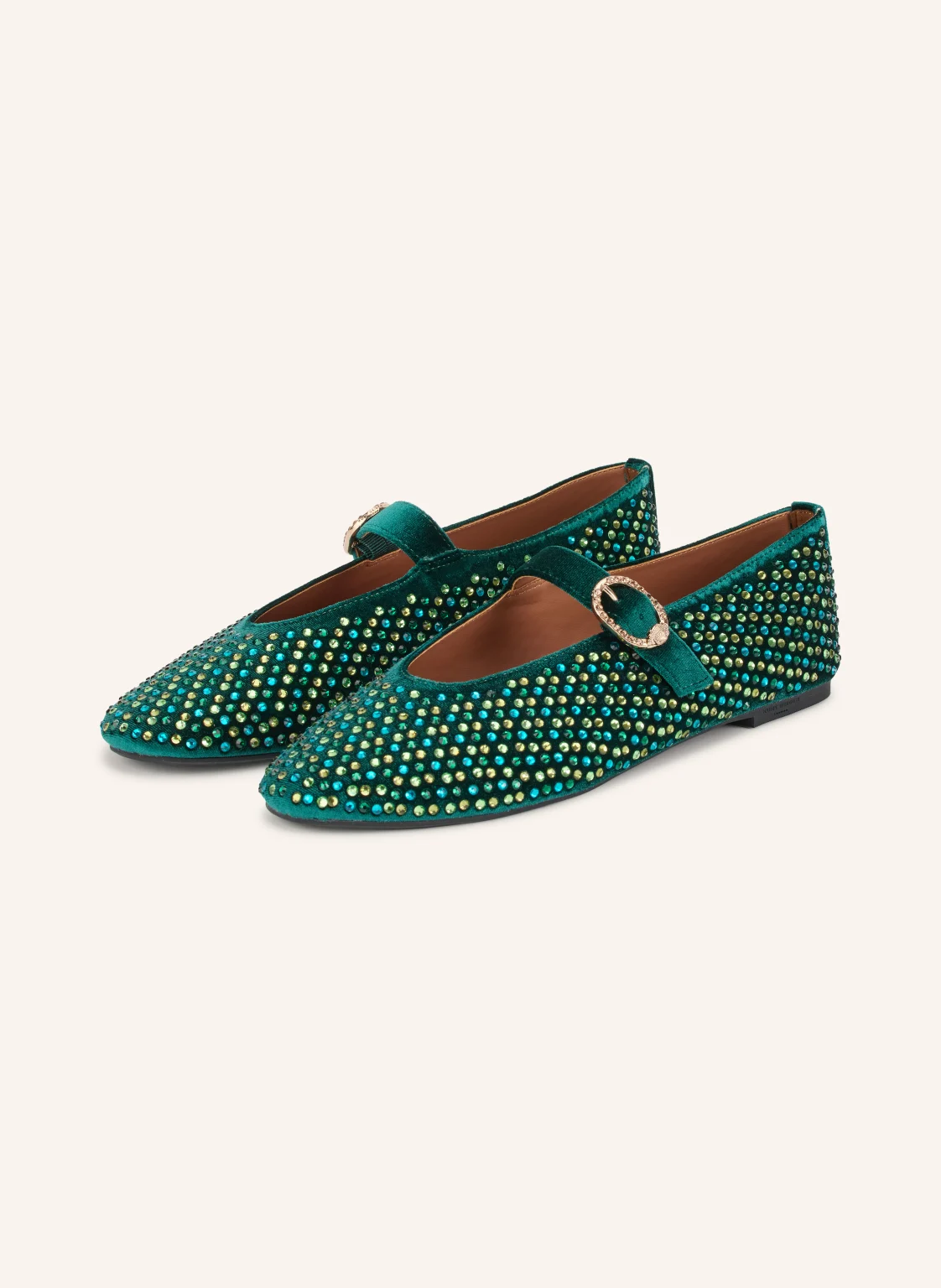 KURT GEIGER Mary-Jane-Ballerinas MAYFAIR mit Schmucksteinen