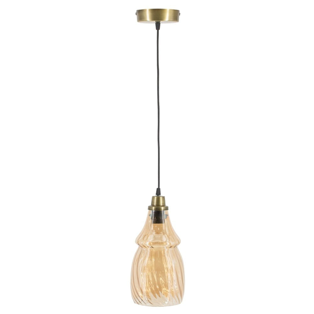 Hanglamp Eetkamer Woonkamer Slaapkamer - Vintage - Goud - 16 cm