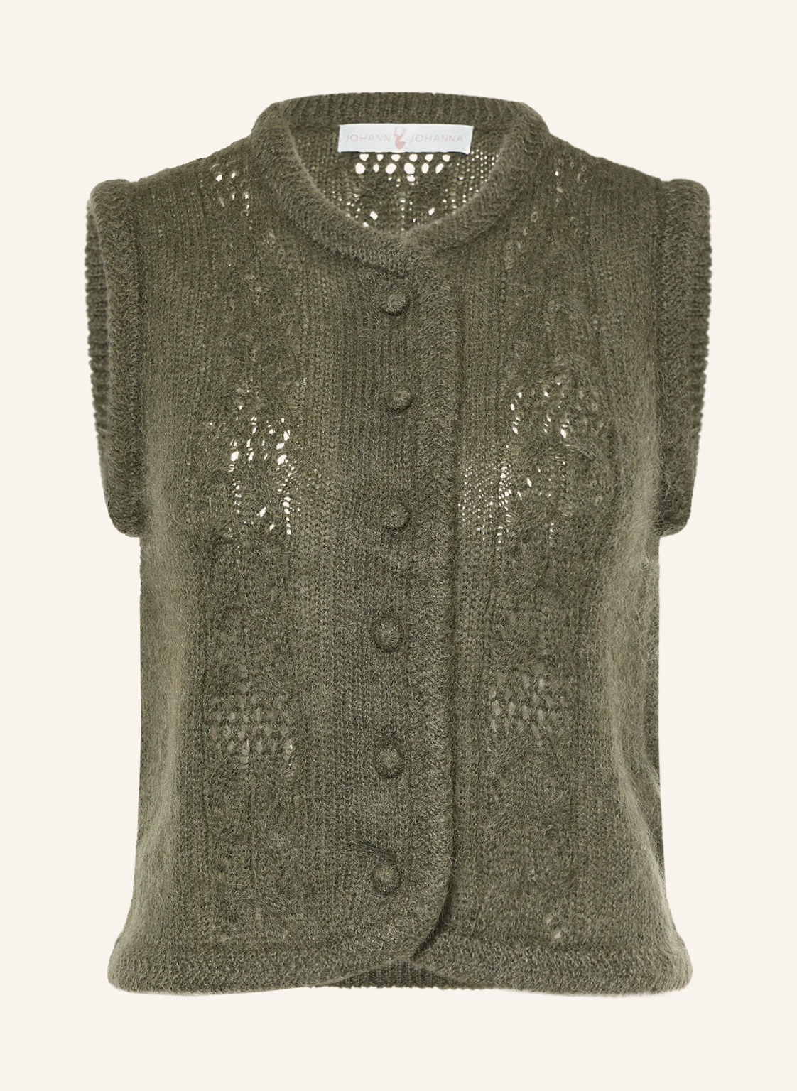 Johann & Johanna Strickweste mit Mohair