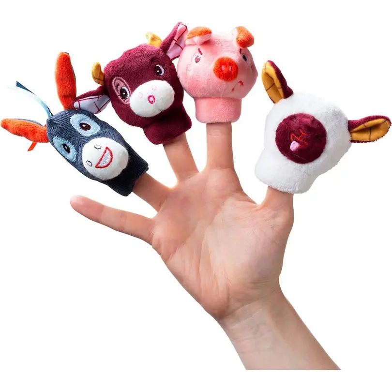 Puppe 4er-Set Finger Puppets