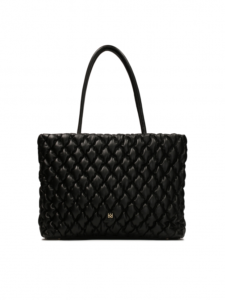 Large quilted shoulder bag