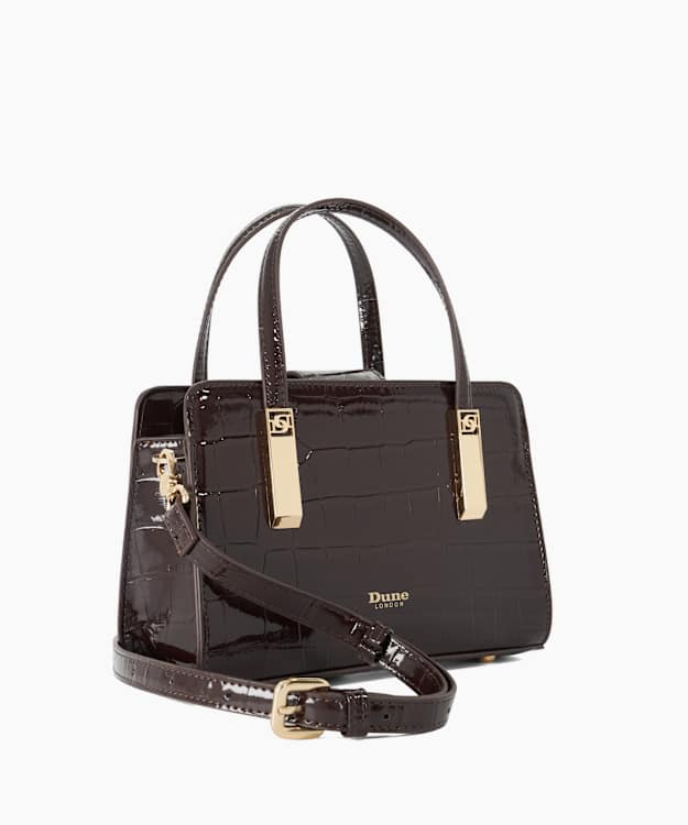 Dinkydenbey Chocolate - Small Top Handle Tote Bag
