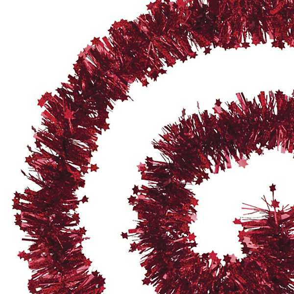 Guirlande étoiles laser 10cmx2m 6 plis rouge - feeric lights &christmas