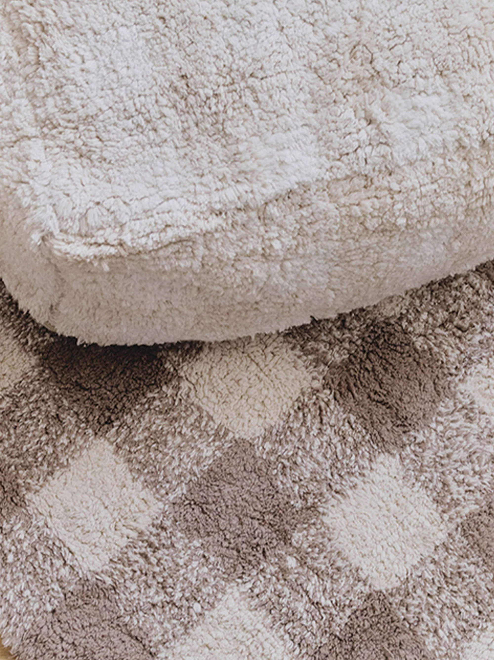 Handgefertigter Kinder-Pouf Swan Lake