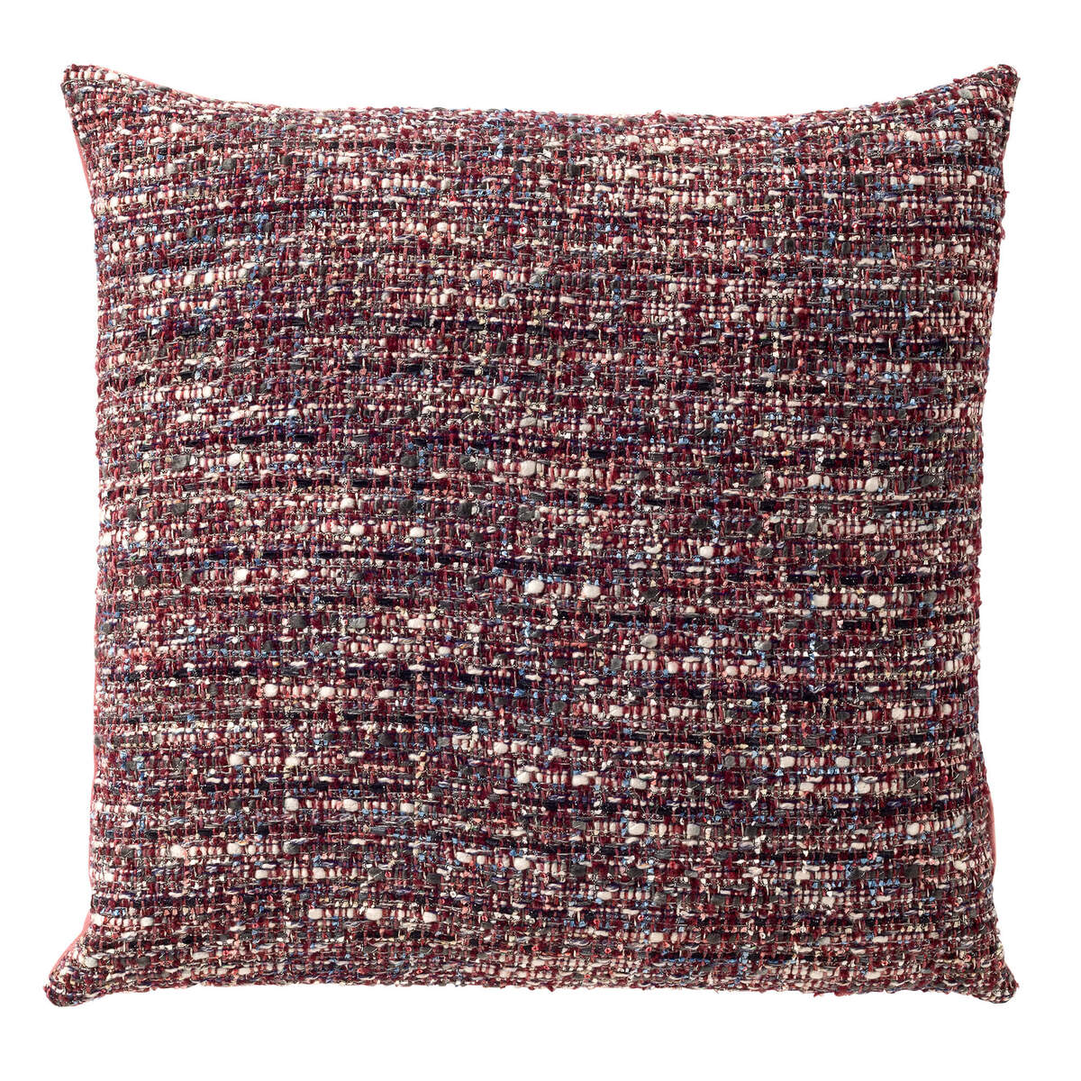 CHANTAL - sierkussen 45x45 cm - gemêleerd - Deco Rose - roze