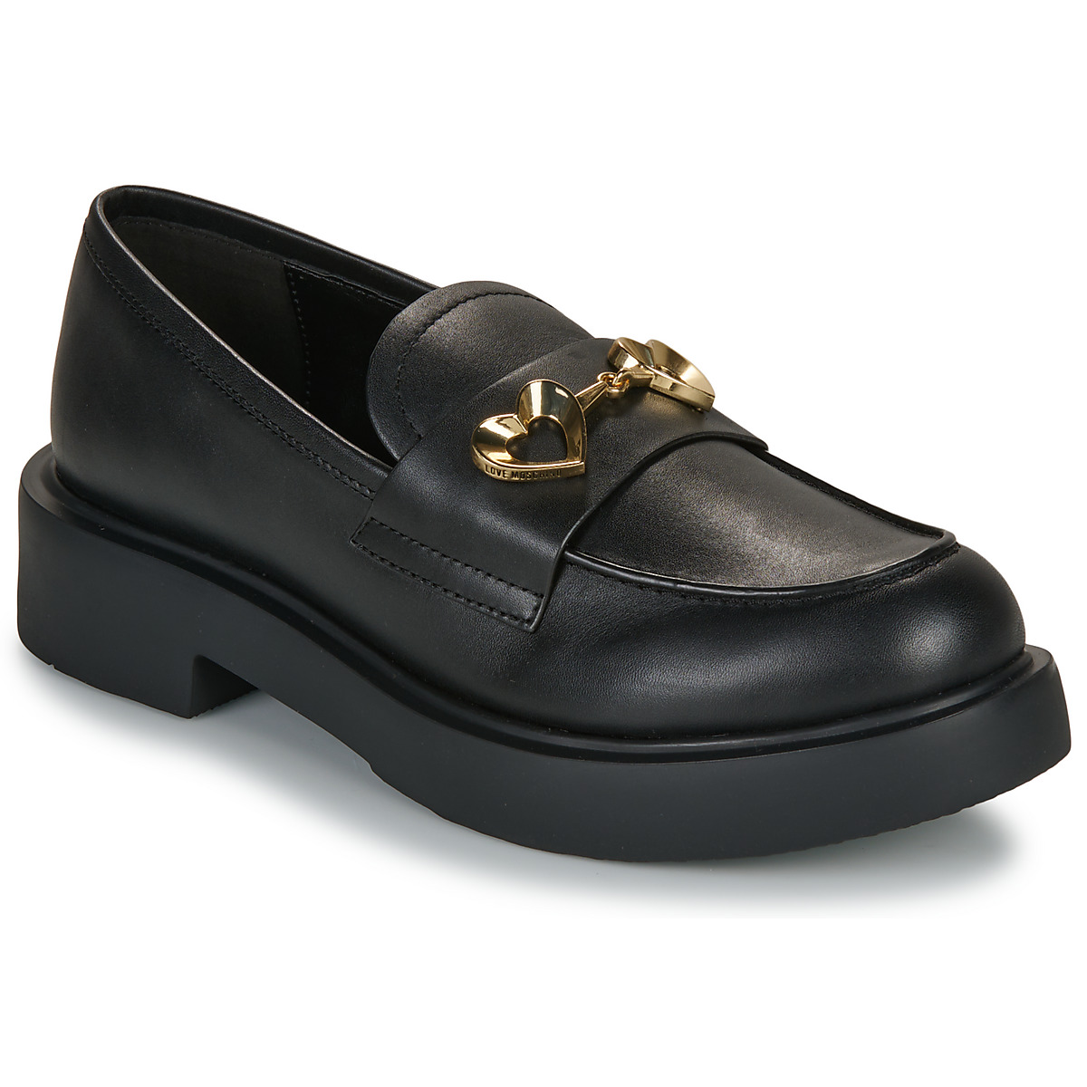 Love Moschino - NEW CITY LOVE - Black / Gold