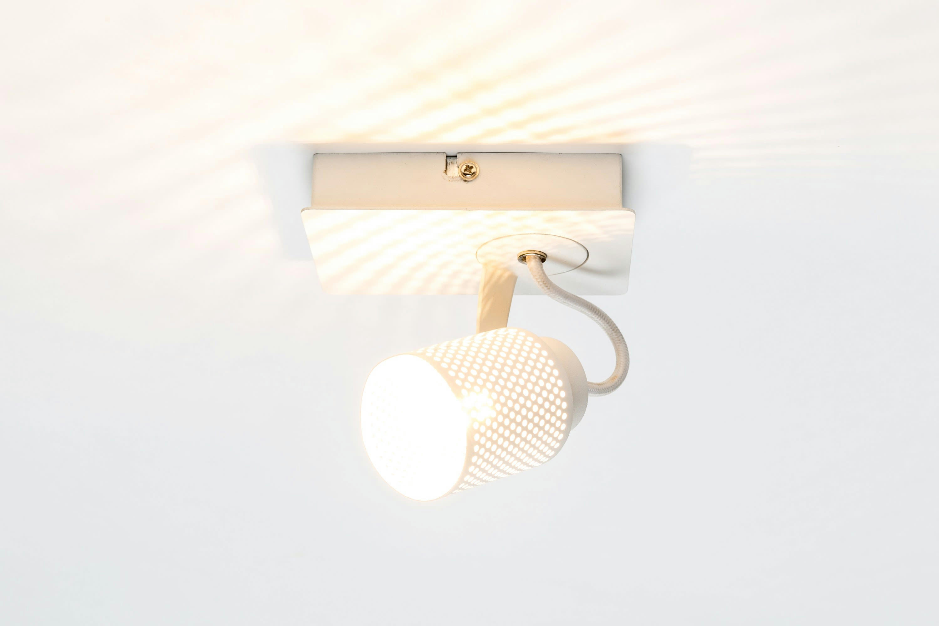 SANDY - Spot en métal blanc