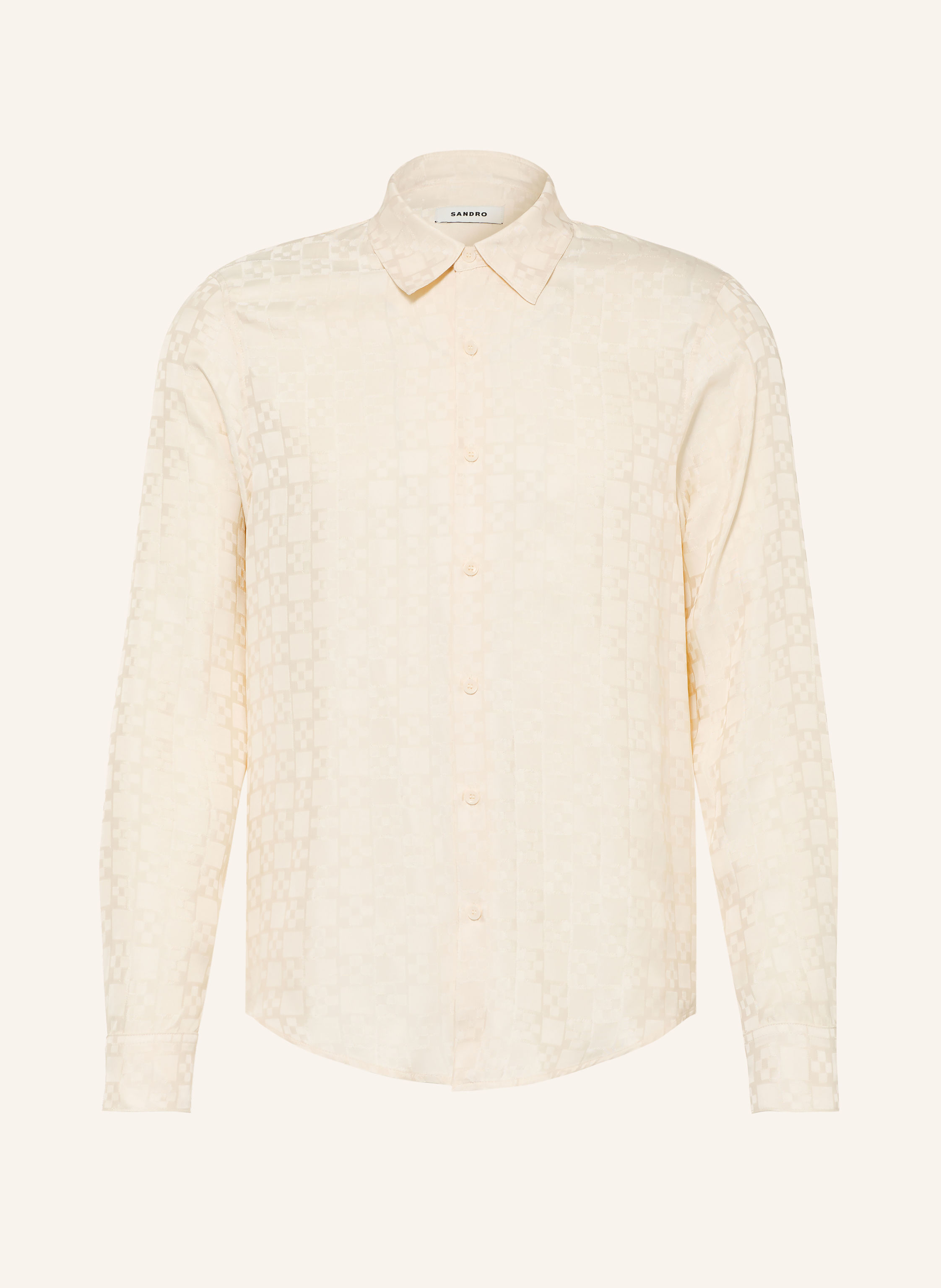 SANDRO Satinhemd Extra Slim Fit