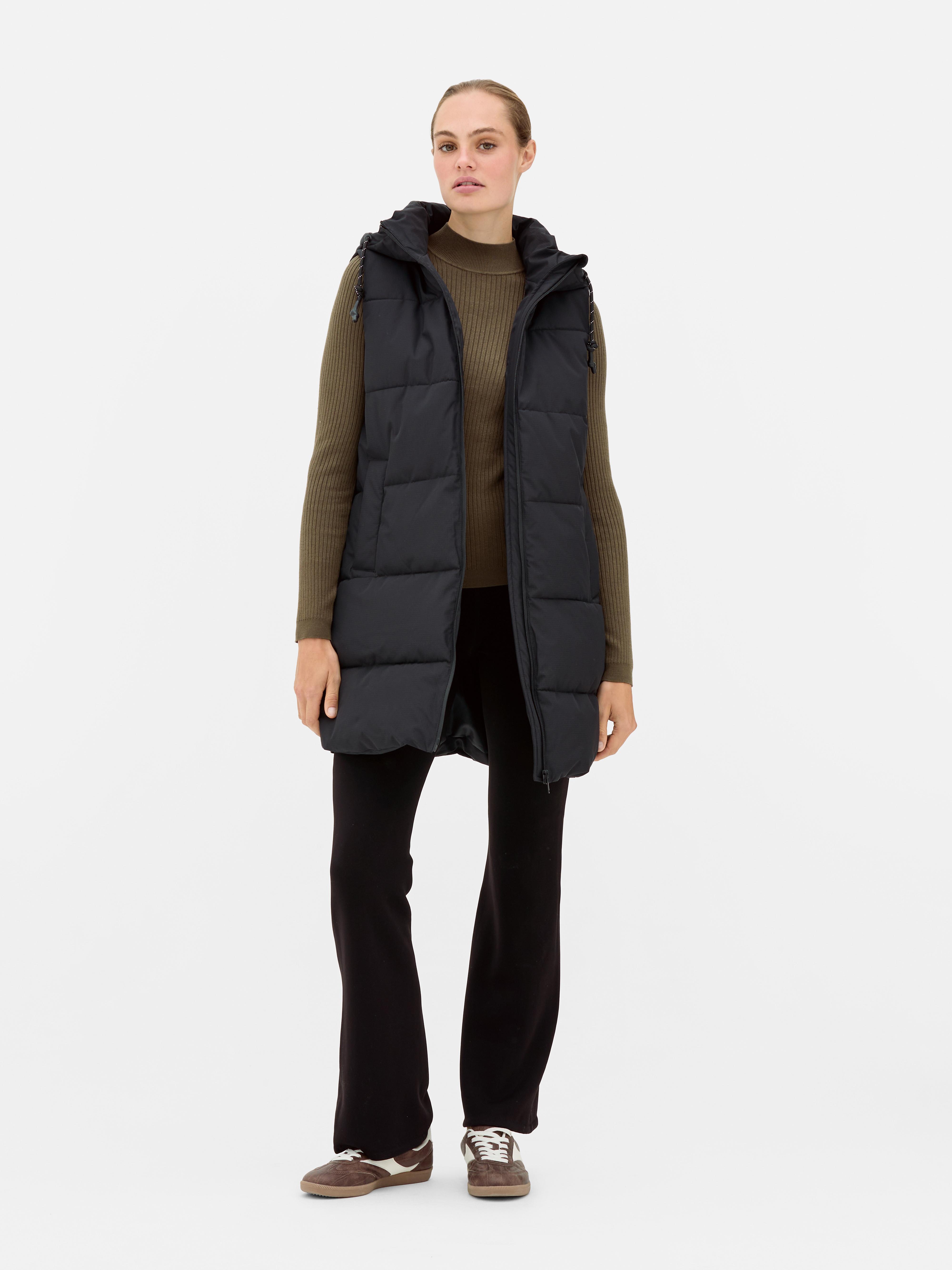 Longline Zip-Up Vest