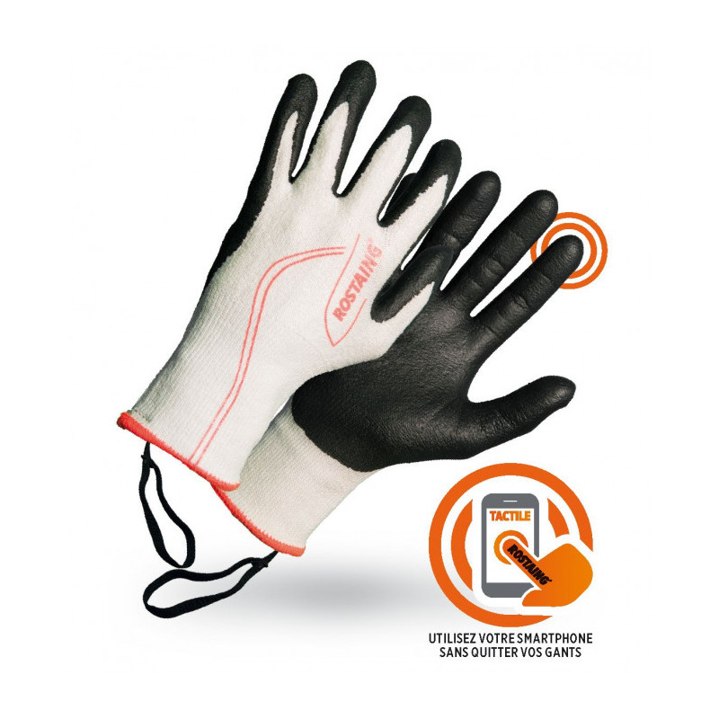 Paire de gants Maxstrong No Cut taille 7 ROSTAING