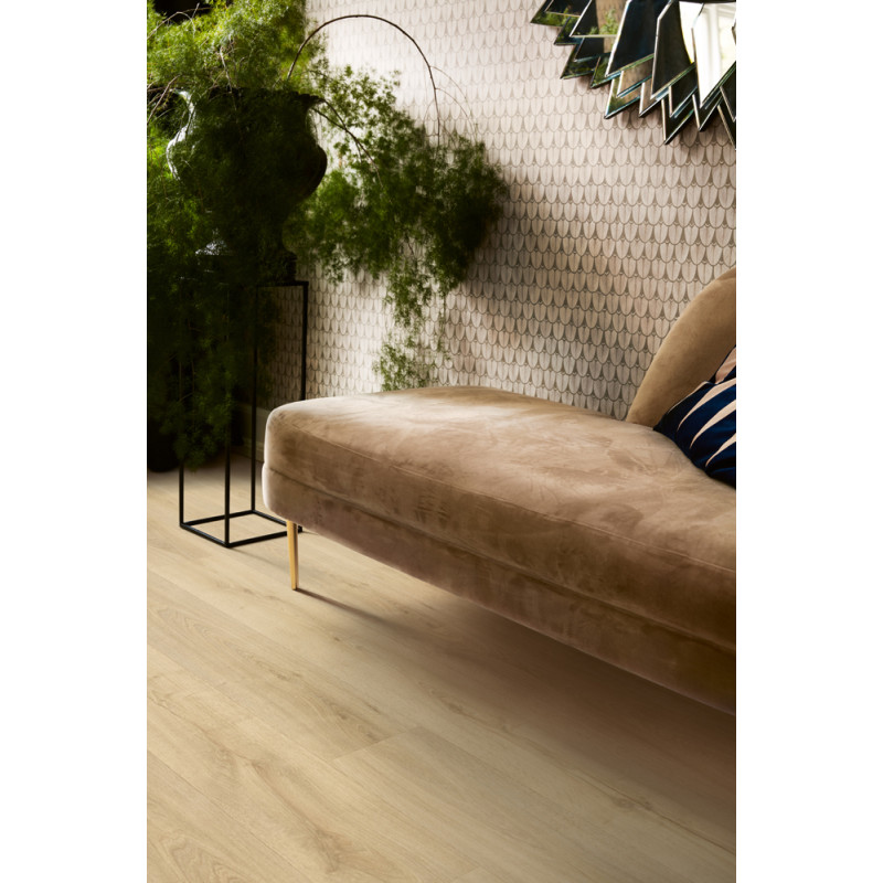 Sol en vinyle Glomma Pad Pro chêne tempéré pâle 1,9 m² PERGO