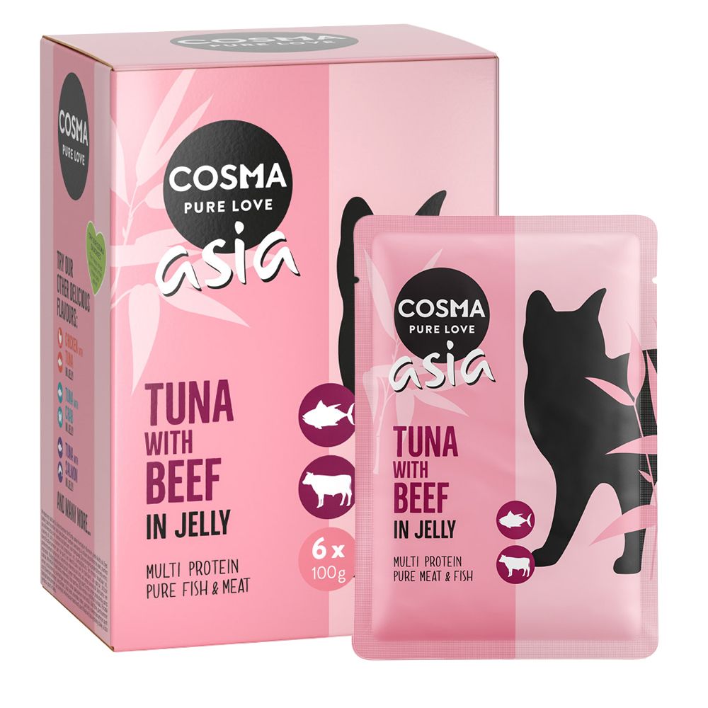 Cosma Asia in Jelly Pouches Saver Pack 24 x 100g