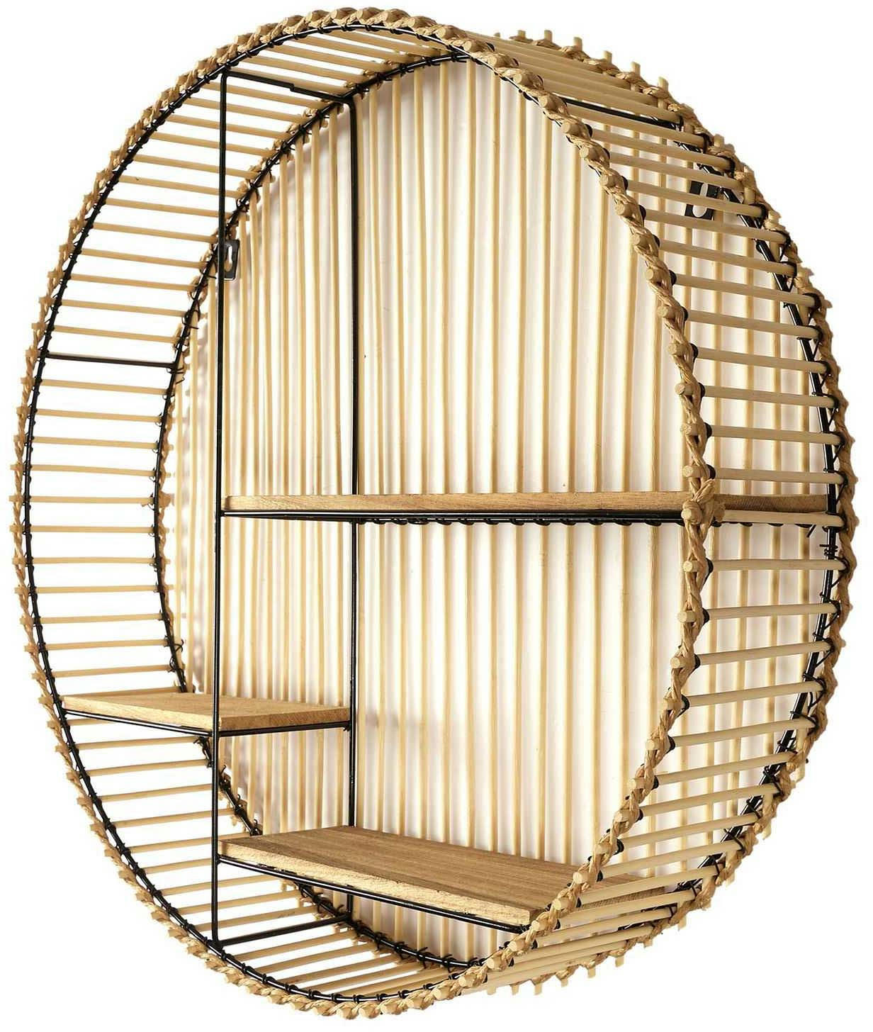 JAVA - Etagère murale ronde D53cm