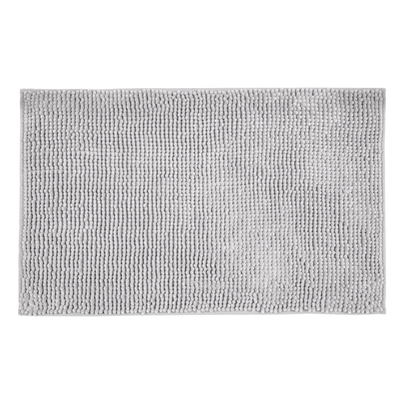 Tapis de bain Chenille gris 50 x 80 cm ALLSTAR