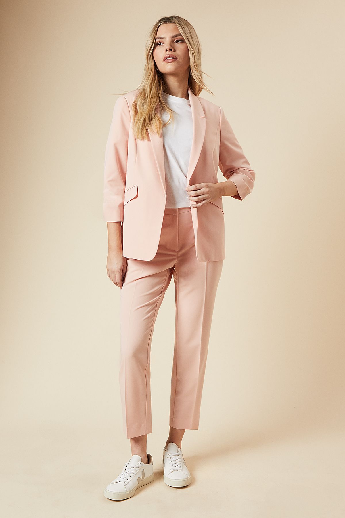Dorothy Perkins Ruched Sleeve Blazer