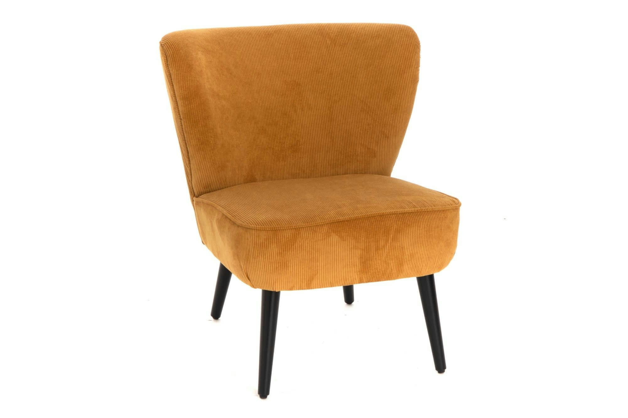 MALO - Fauteuil crapaud en velours côtelé