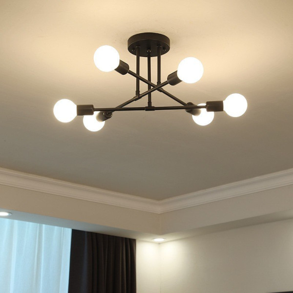 Lampa sufitowa metalowa loft v