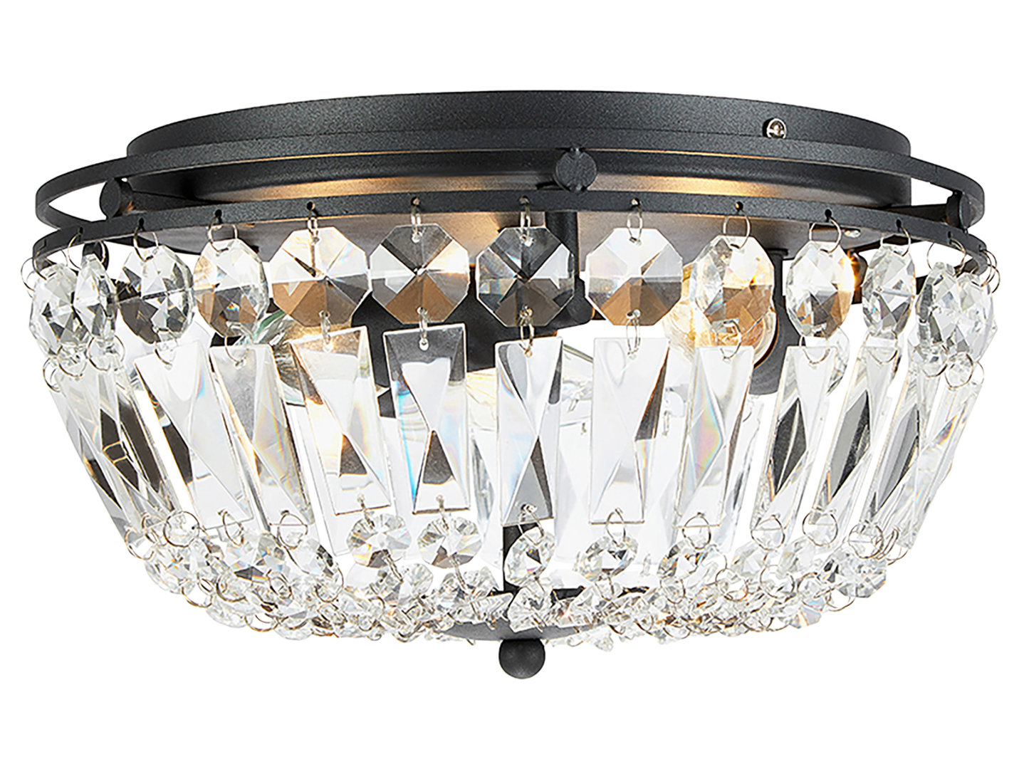 Lampa sufitowa Vasa 3-punktowa szklana transparentna