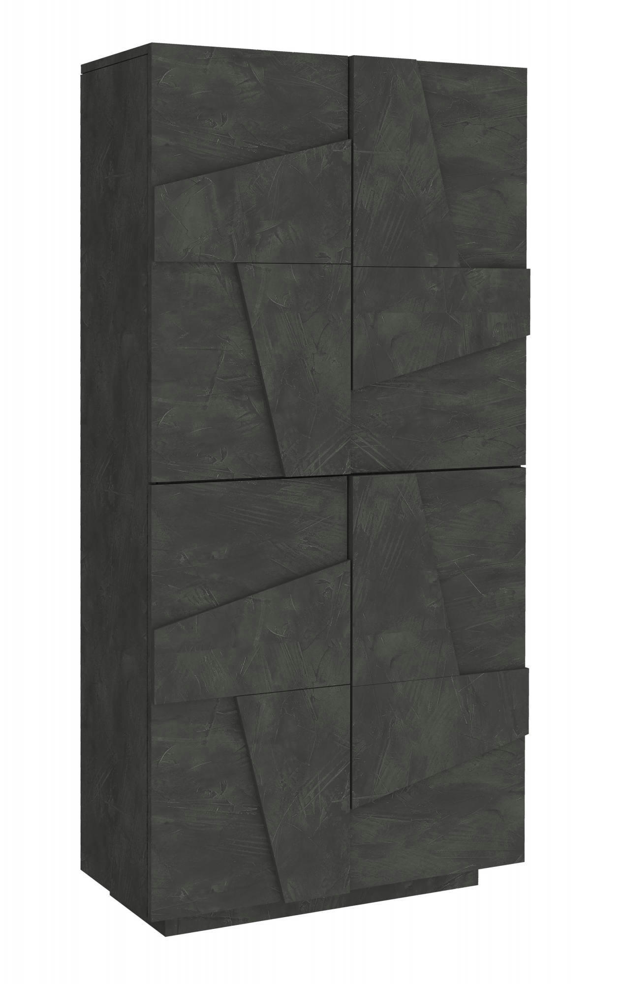 - Meuble à chaussures moderne effet bois gris cendré