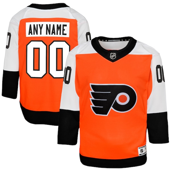 Philadelphia Flyers Youth Home Premier Custom Jersey - Orange