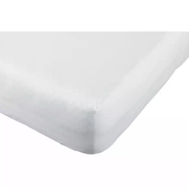 Habitat Cotton 200TC White Extra Deep Fitted Sheet - Single
