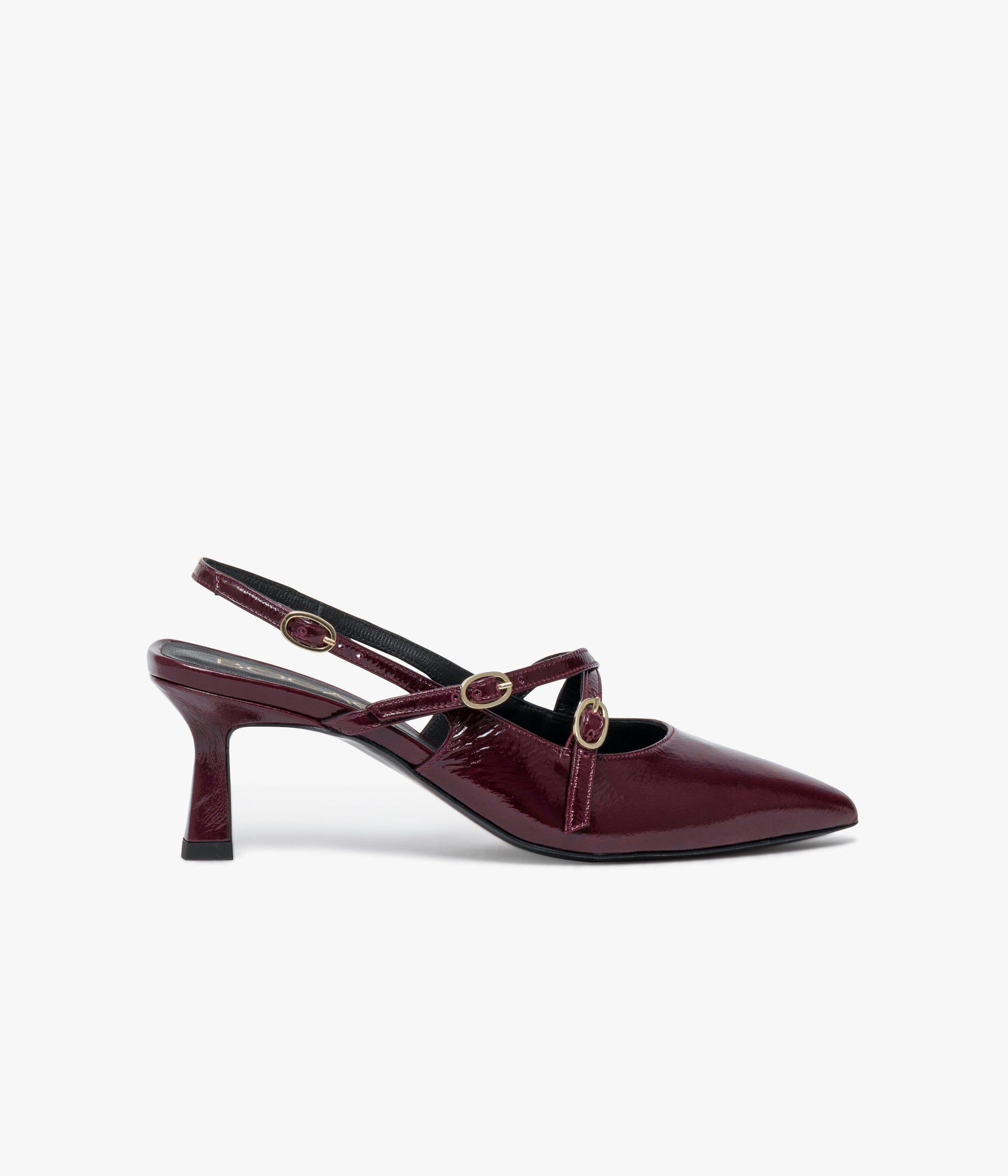 Escarpin slingback Diego lie-de-vin