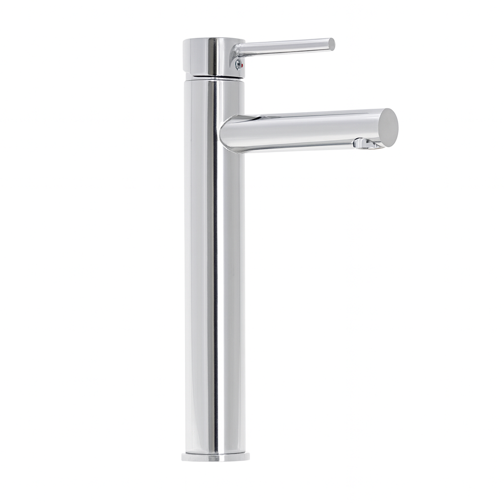 Bateria HOST 36 umywalkowa chrom wysoka z długą wylewką - Yoka Home