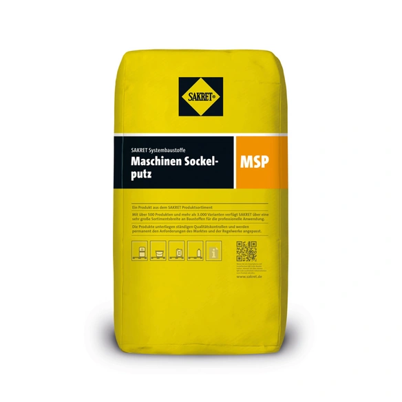 Maschinen Sockelputz | MSP grau 30 kg