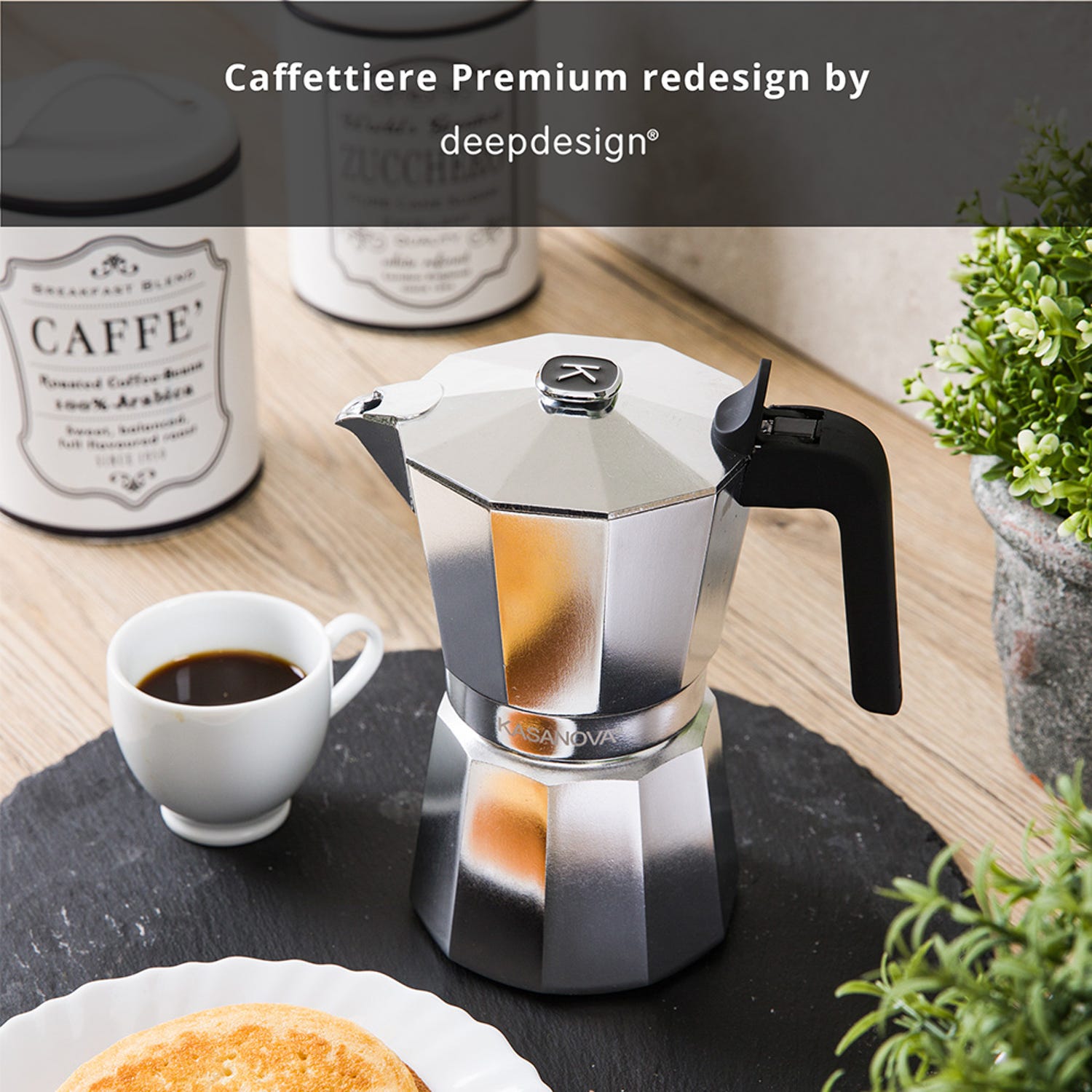 Caffettiera 1 tazza Kasanova Premium