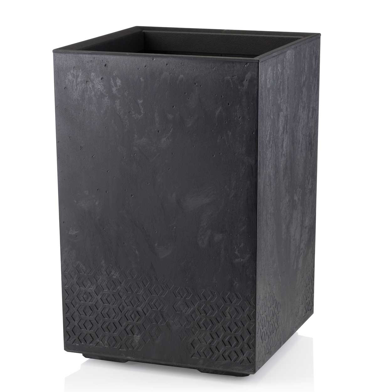 Donica Betonique czarny beton H60x40 cm