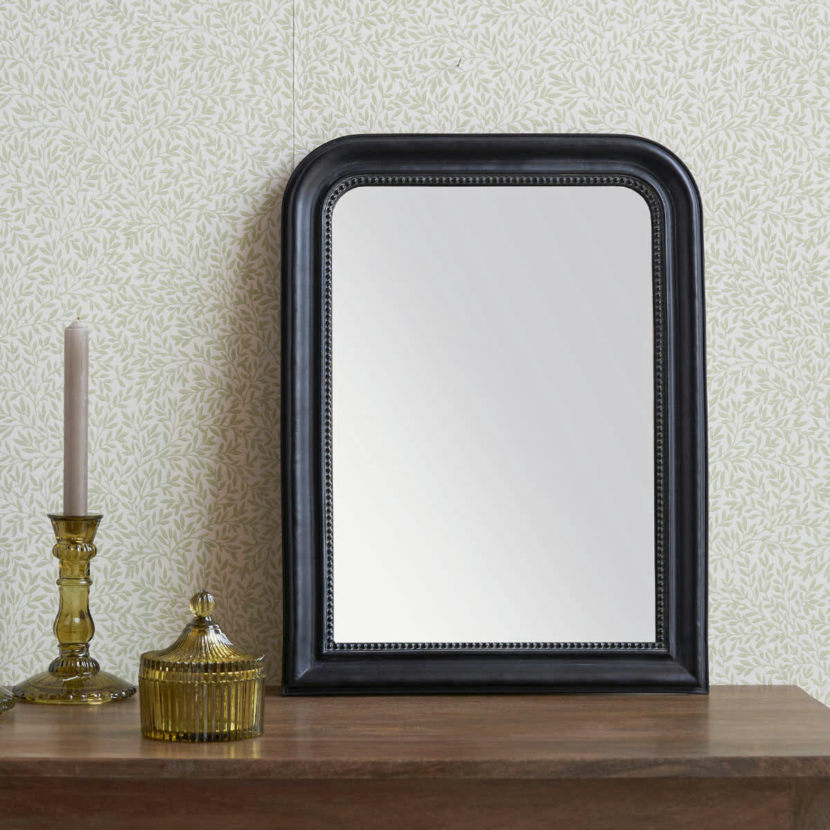 - Miroir trumeau noir charbon 40 x 53 cm