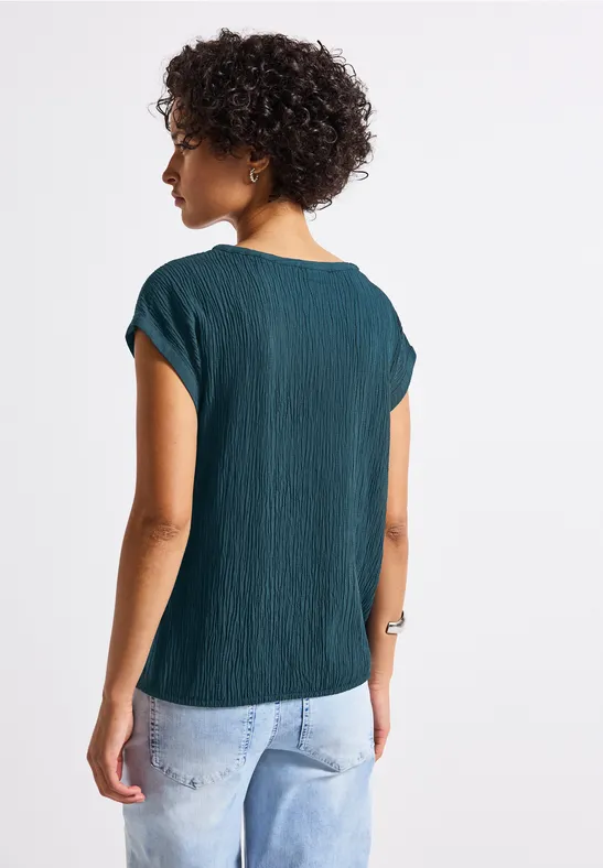 Blusenshirt mit Tapedetails