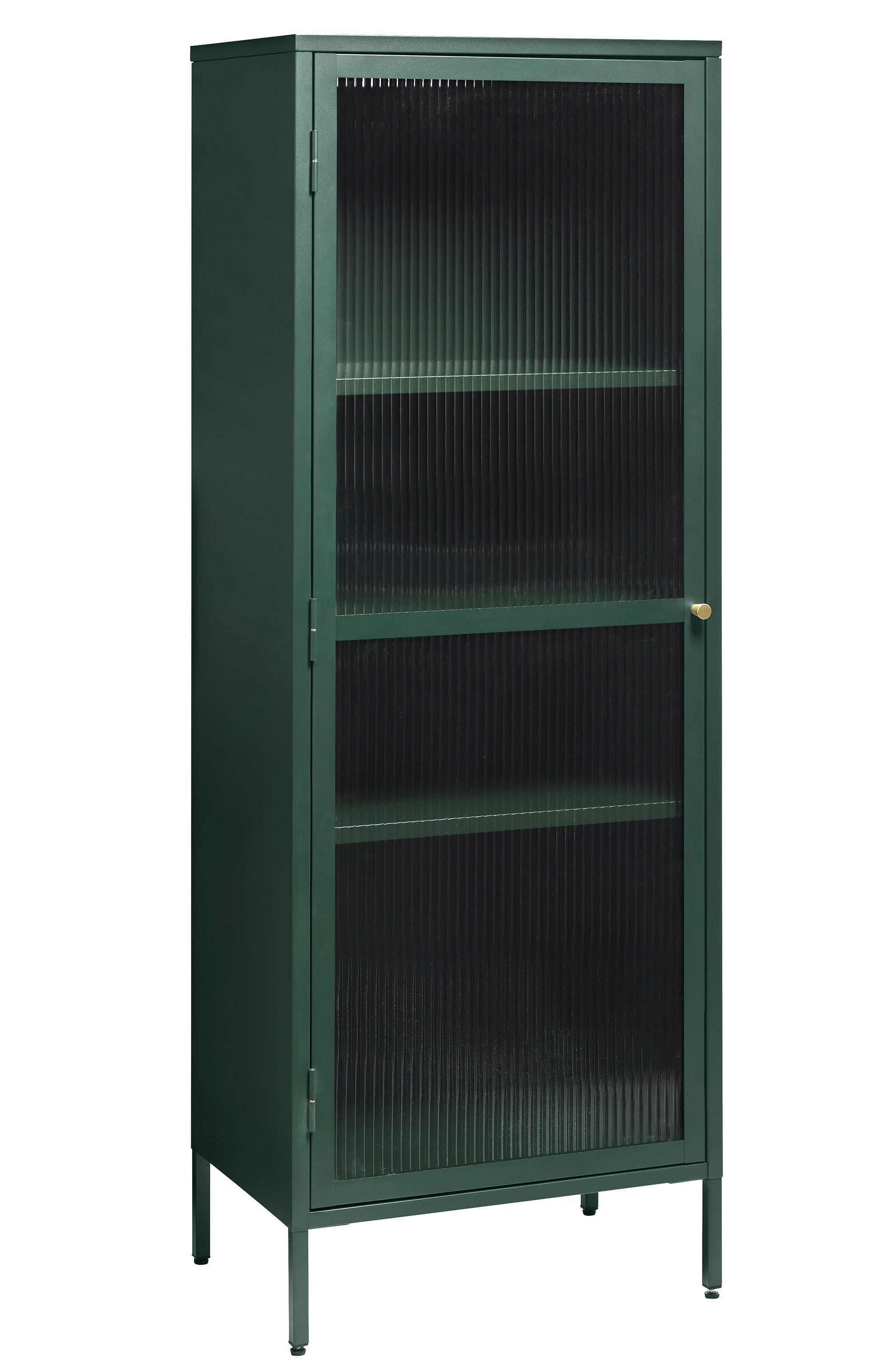 Rebellenclub Vitrinekast Omeo - 160 x 58 cm - Groen