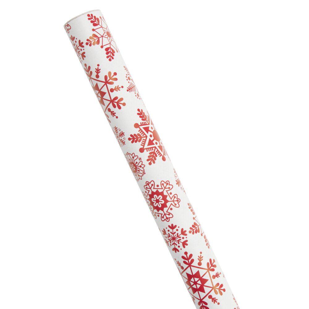 Papier cadeau No&euml;l rouleau 2m motif traditionnel (6 modèles)