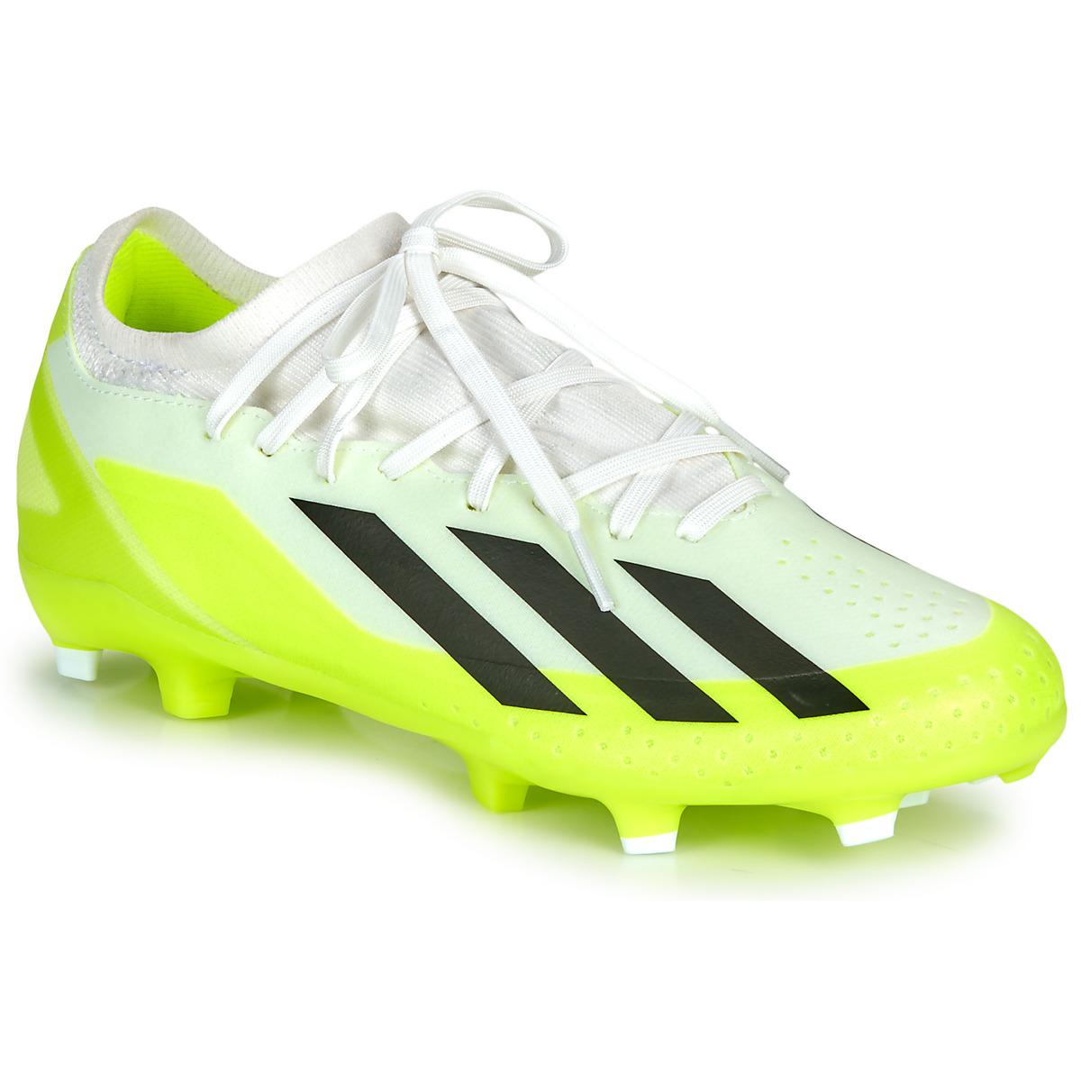 adidas - X CRAZYFAST.3 FG - White / Yellow