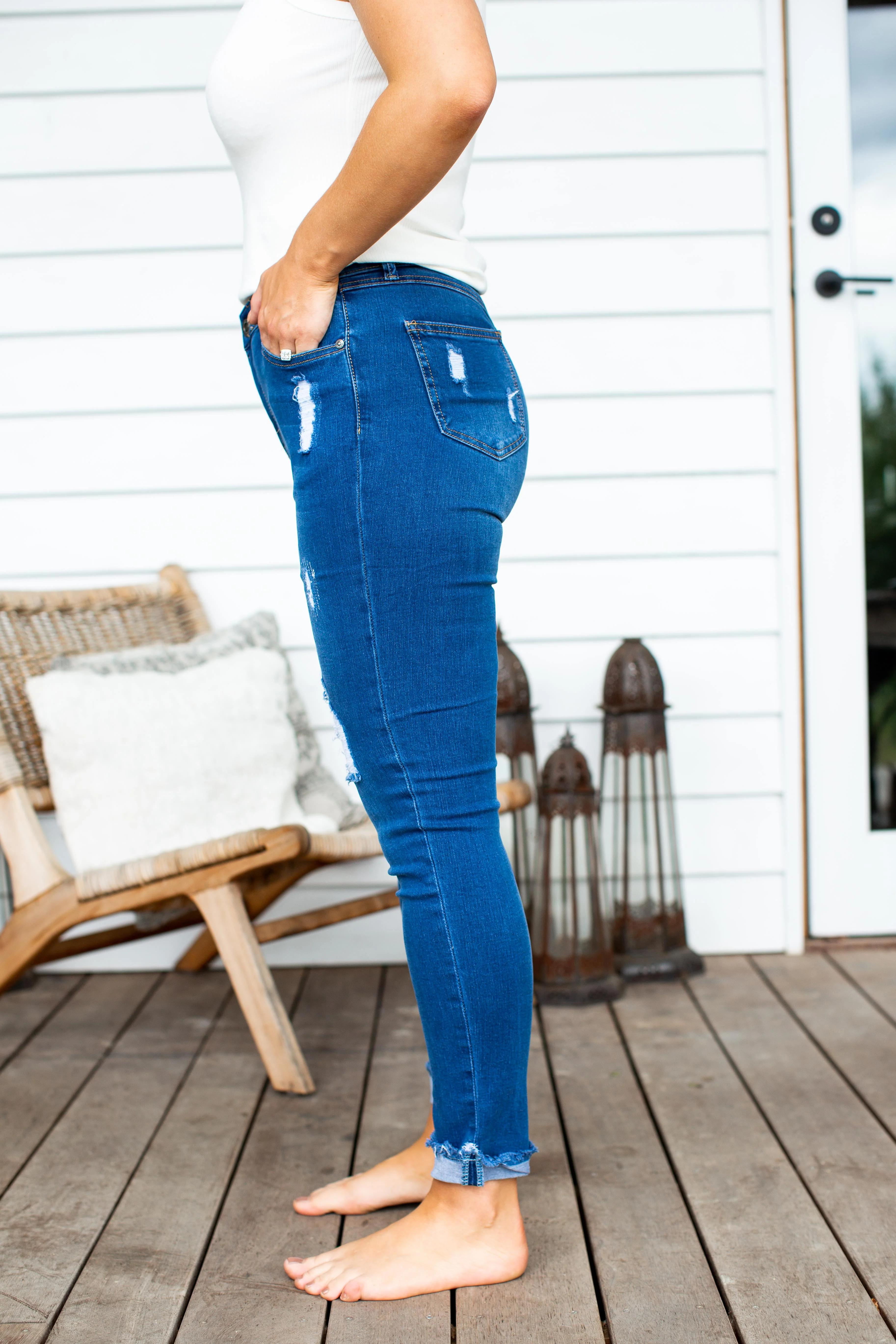 Peta Jeans in Dark Blue