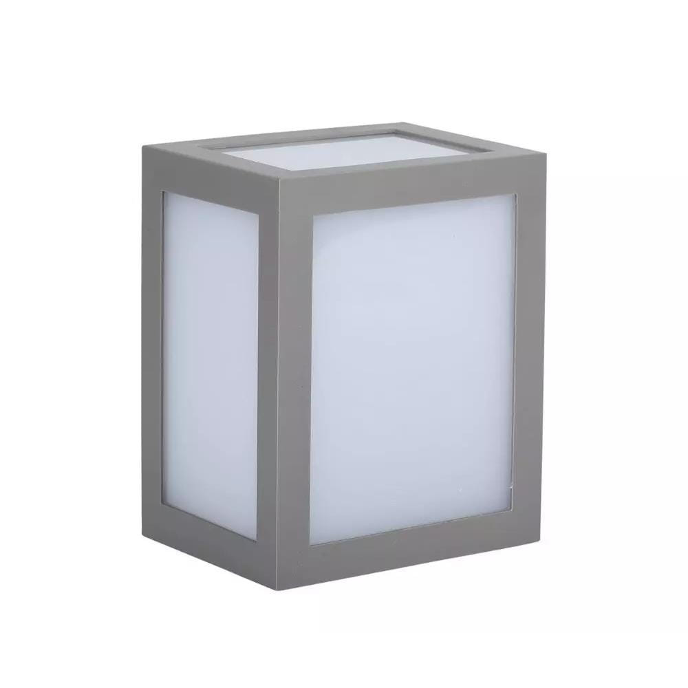 Kinkiet zewnętrzny 822 6400K szary LED 1x12W 750lm IP65 V-TAC