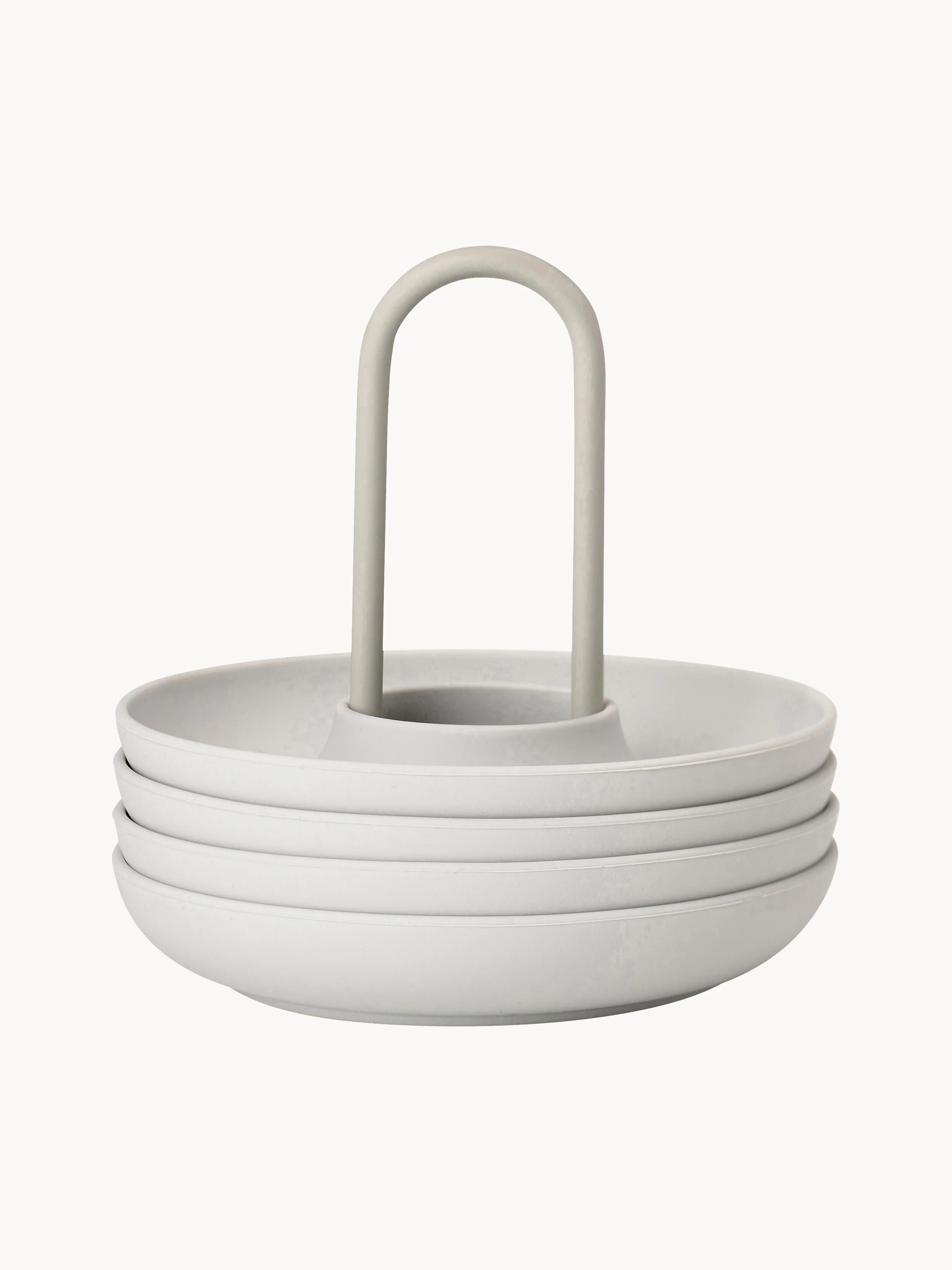 Eierbecher Singles mit Halter, 5er-Set