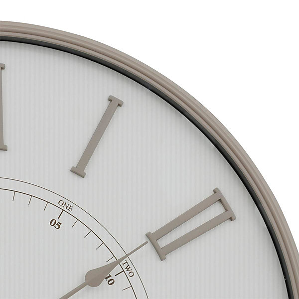 Horloge Davina beige D76cm - Atmosphera