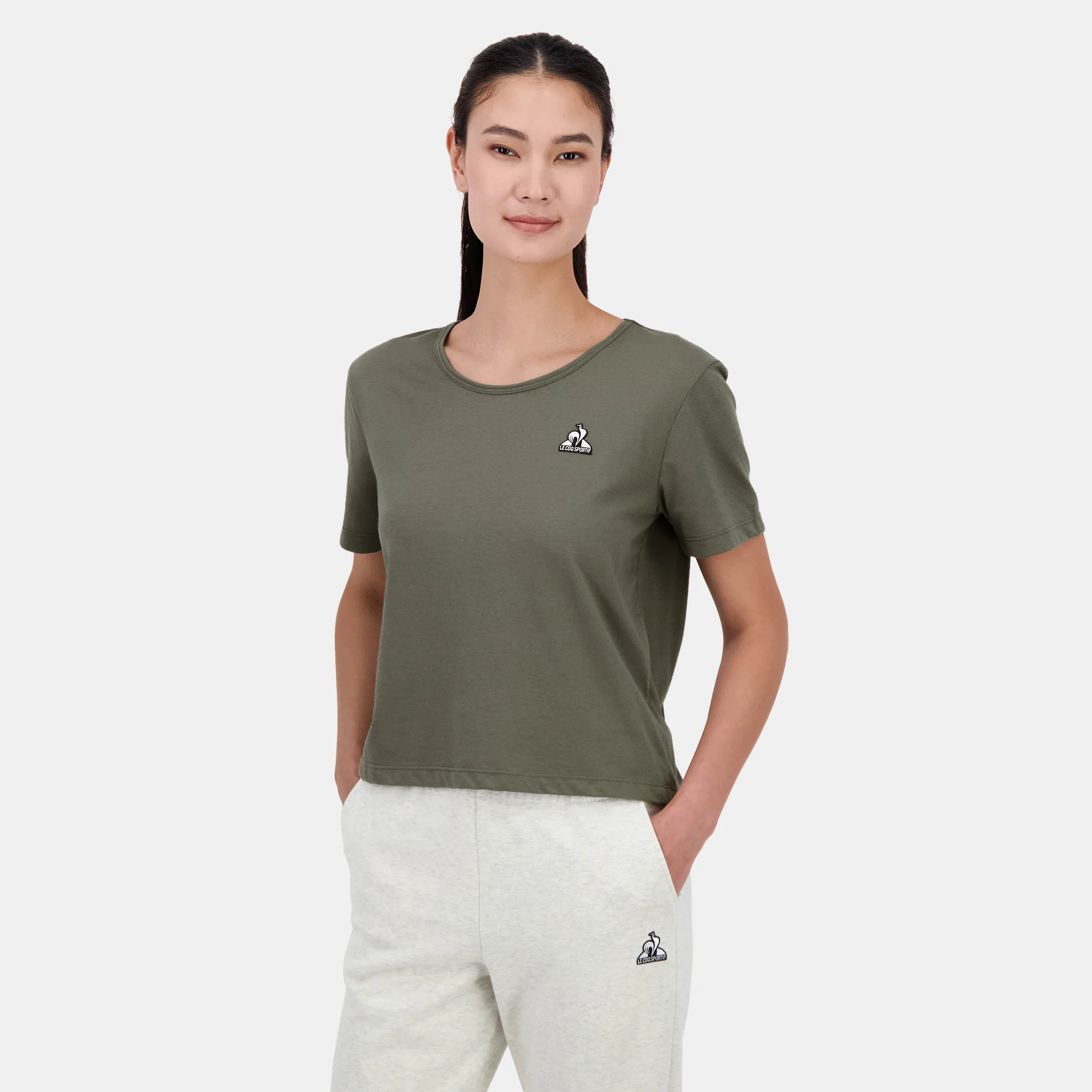 2520369-CONTEMPORAIN SP TEE SS N°1 W tea leaf | T-shirt Femme