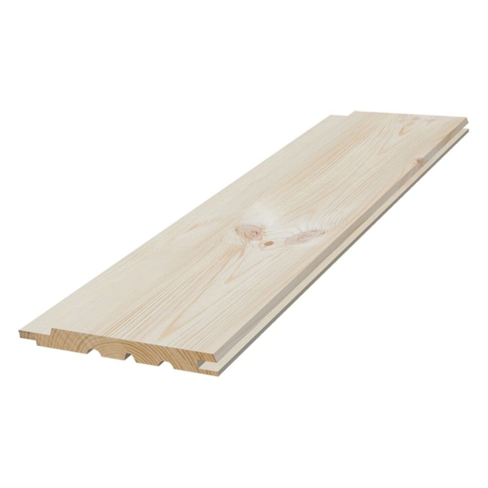 SKRÅPANEL MOELVEN GRAN 13X120MM SKYGGE F/G UBEHANDLET