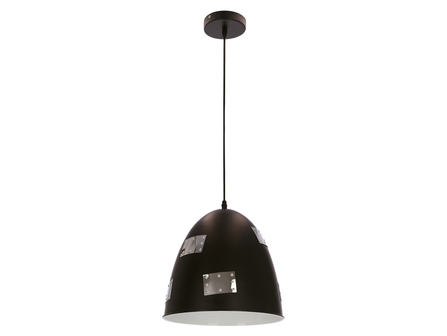Lampa wisząca Patch metalowa czarna
