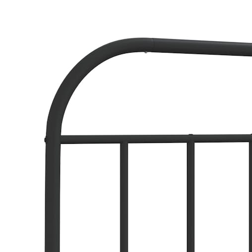 NNEVL Metal Headboard Black 152 cm
