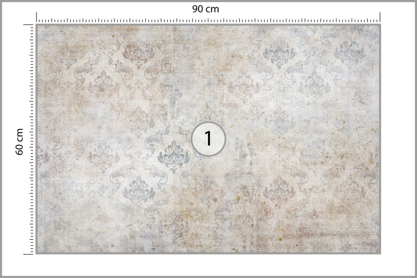 Fototapeta Ścienna ORNAMENTY Styl Vintage Mural 90x60cm